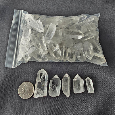 Grade AAA Small Quartz Crystal Points 8oz.