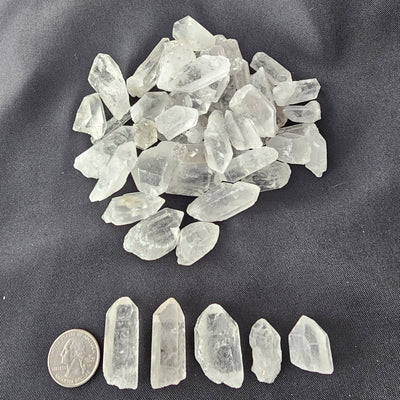 AA Grade Small Quartz Crystal Points 1lb