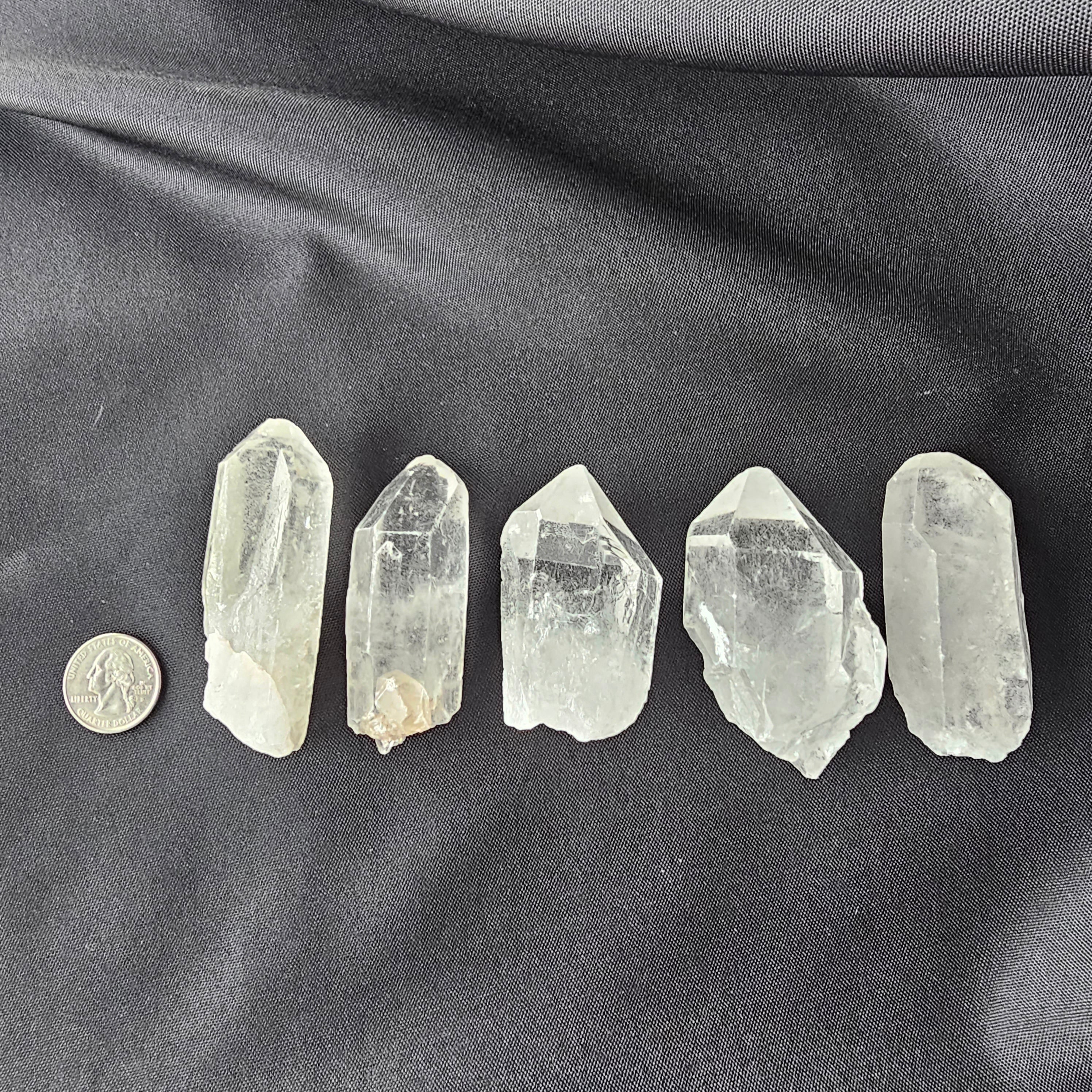 A Grade 3"-5" Large Quartz Points 1lb