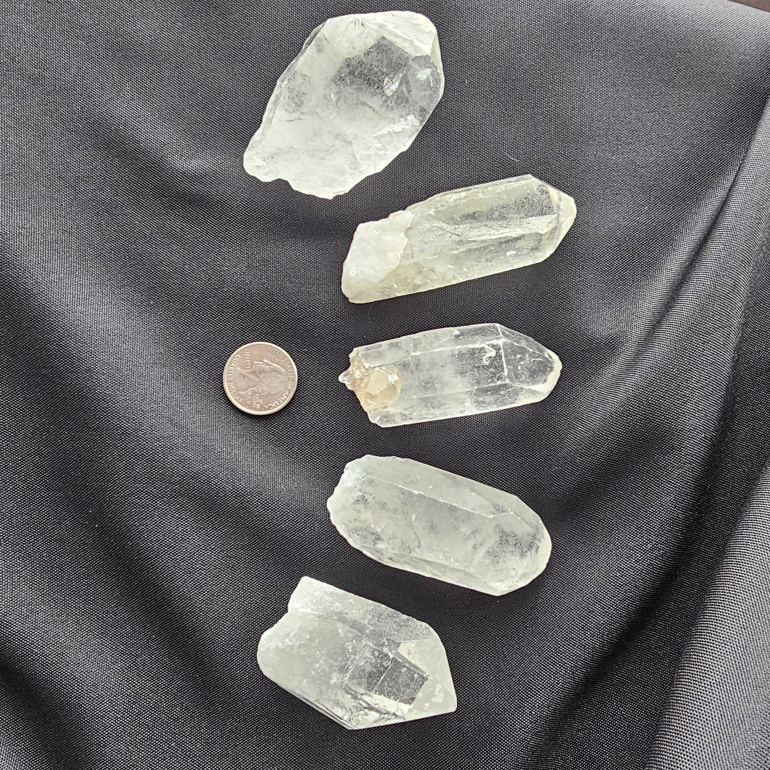 A Grade 3"-5" Large Quartz Points 1lb